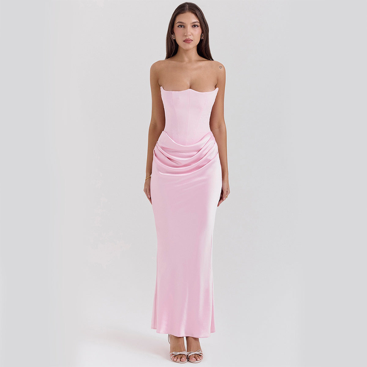 Bandeau Long Party Evening Dress