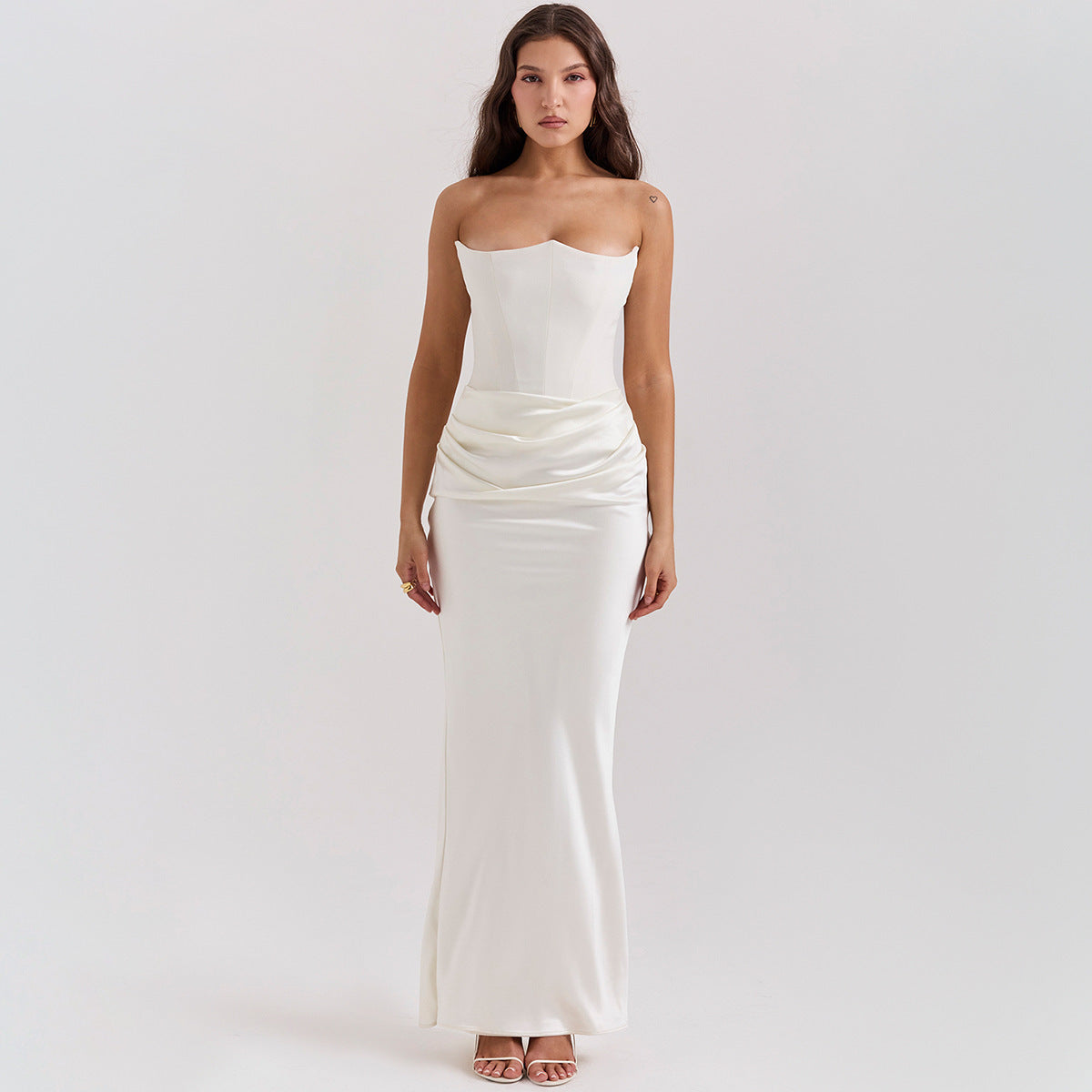 Bandeau Long Party Evening Dress