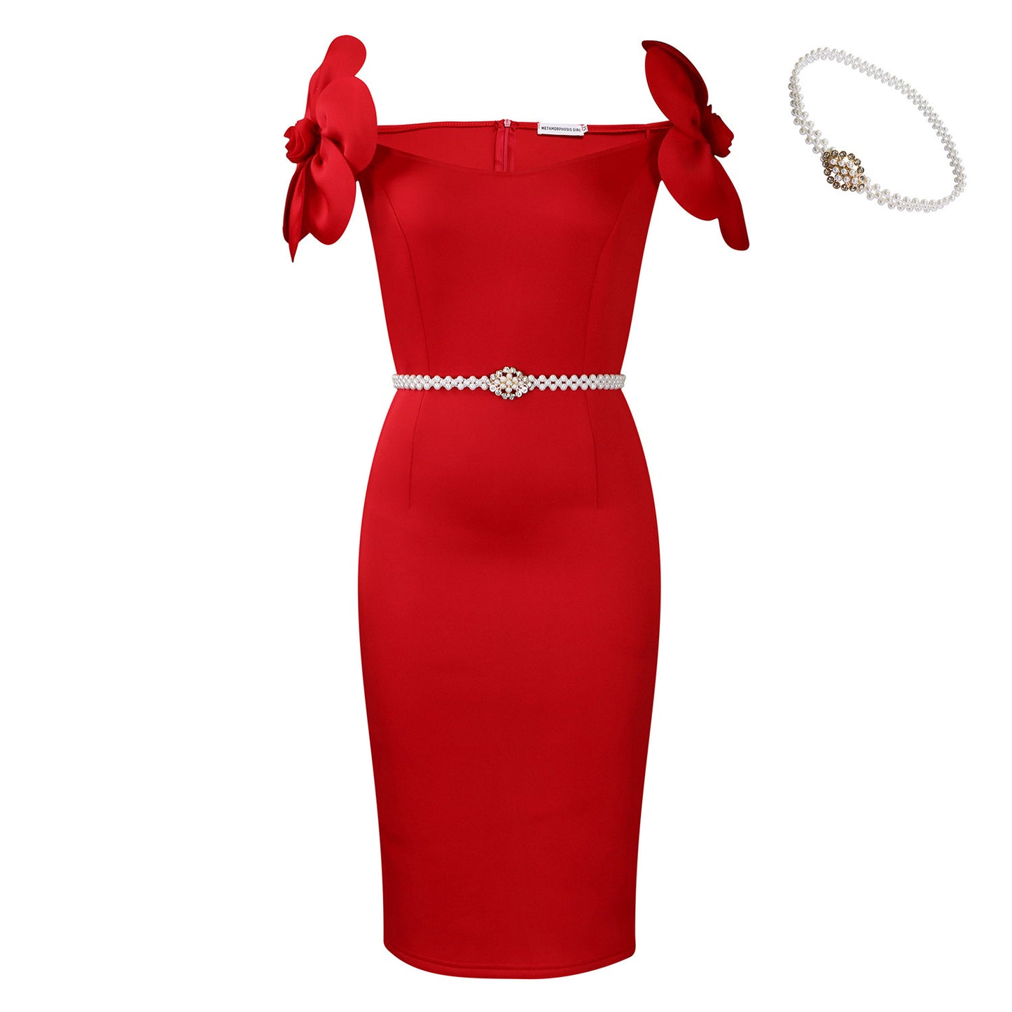 Women's Three-dimensional Elegant Floral Dress