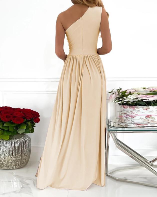 Elegant Sexy Sleeveless Cocktail Maxi Dress