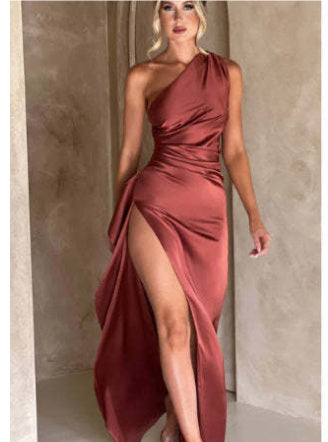 Sexy Elegant Satin Summer Dress