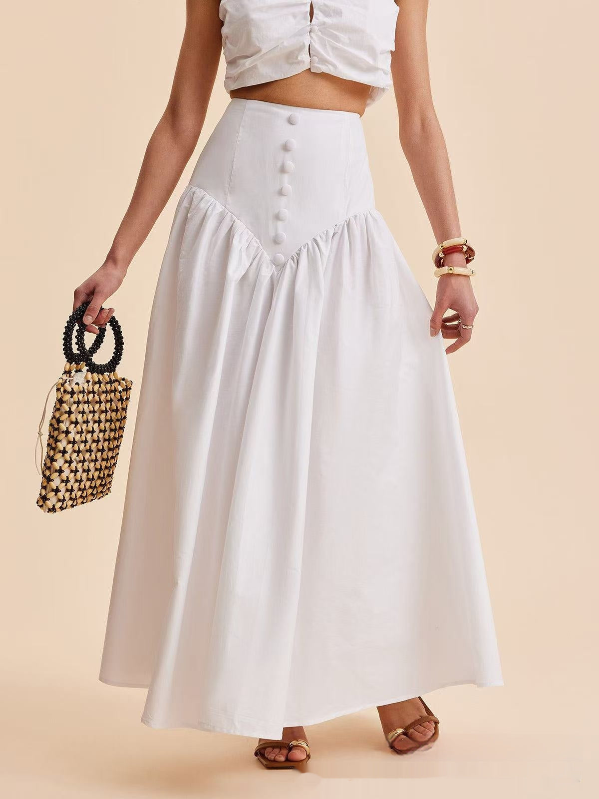French High Waist Dress