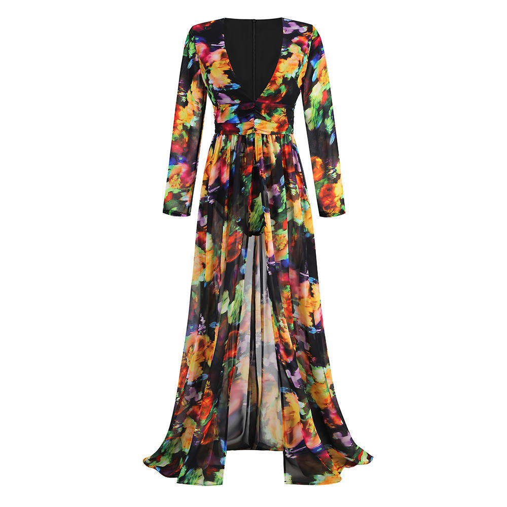 Comfortable And Casual V-Neck Dress