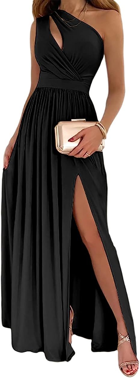 Elegant Sexy Sleeveless Cocktail Maxi Dress