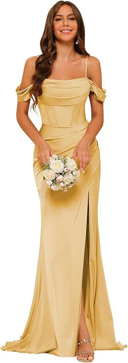 Satin Corset Ball Gown