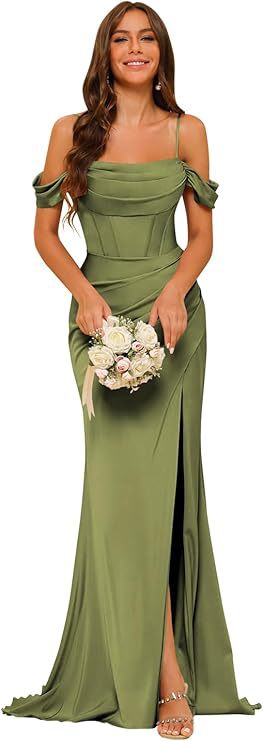 Satin Corset Ball Gown