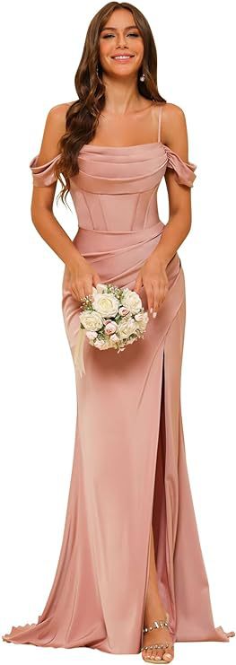 Satin Corset Ball Gown