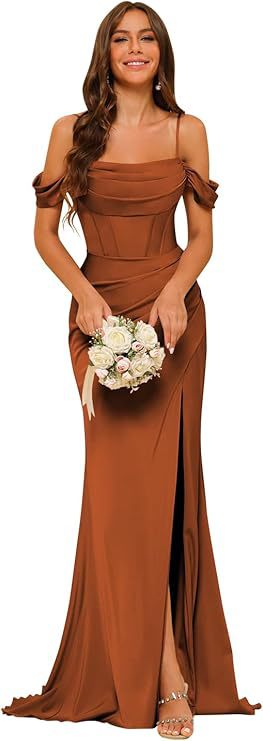 Satin Corset Ball Gown