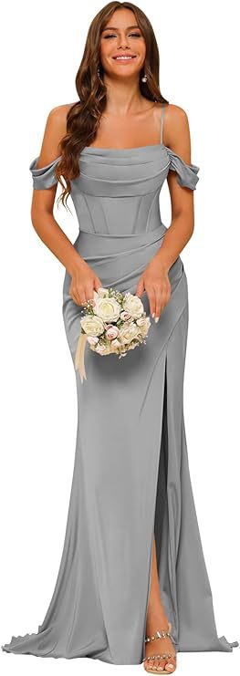 Satin Corset Ball Gown