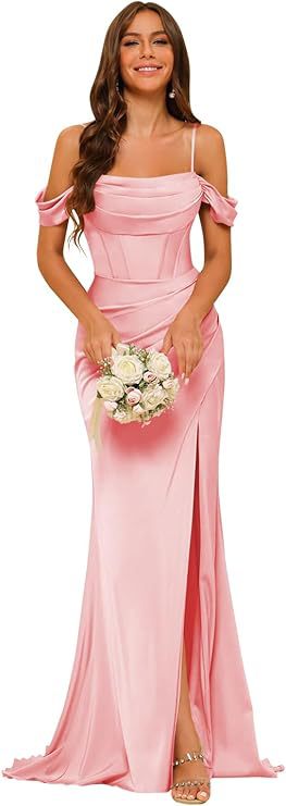 Satin Corset Ball Gown