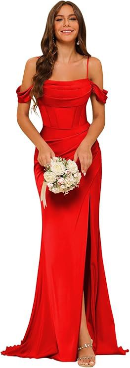 Satin Corset Ball Gown