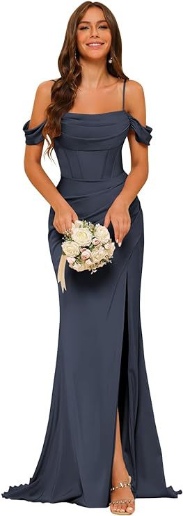 Satin Corset Ball Gown