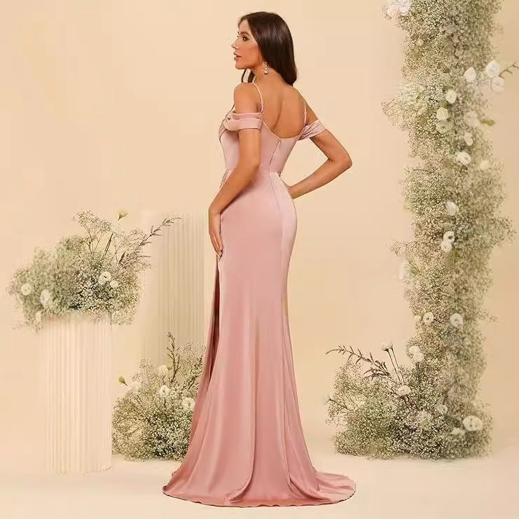 Satin Corset Ball Gown