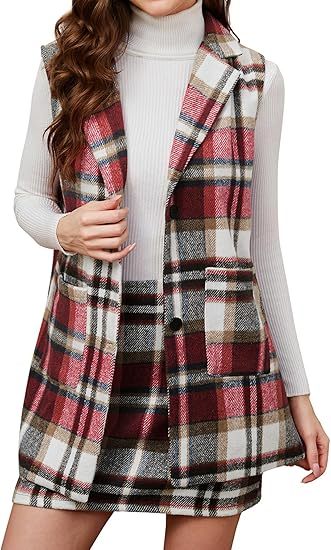 Plaid Waistcoat