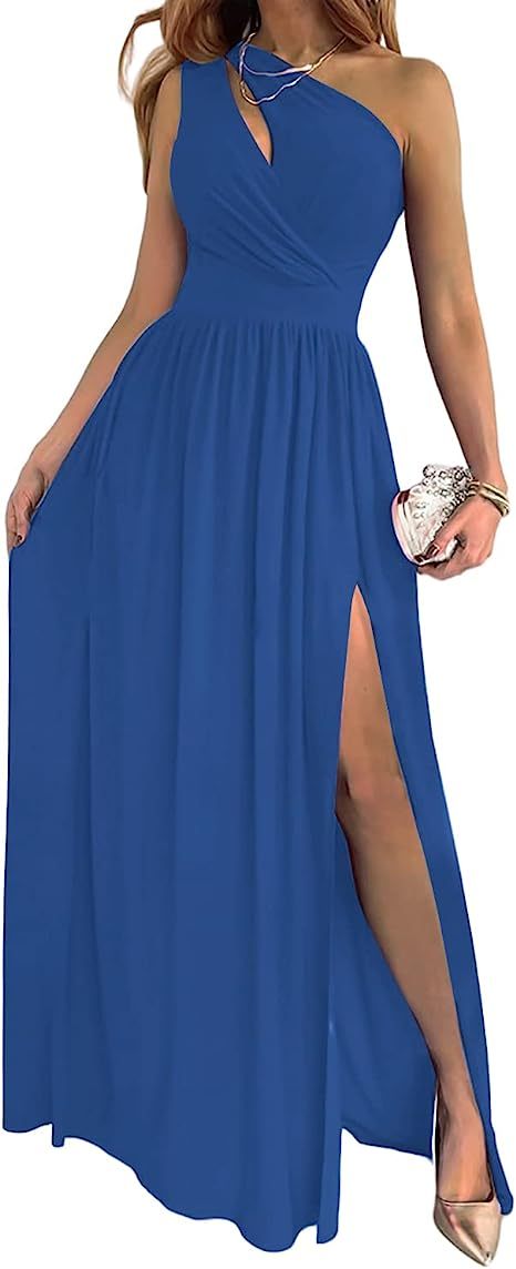 Elegant Sexy Sleeveless Cocktail Maxi Dress