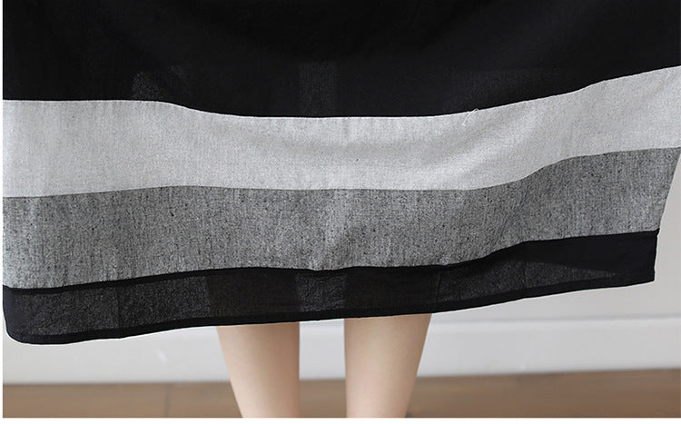 Short Sleeve Mid Length Dress