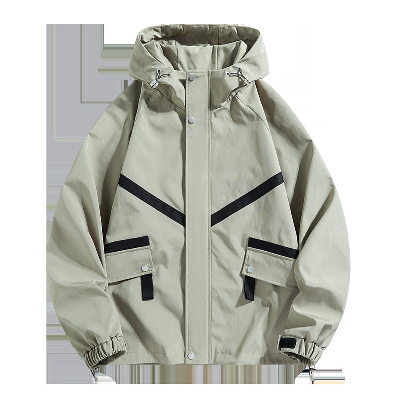 Hooded Jacket Waterproof Fashionable Jacket Outdoor Leisure Couple's Tops