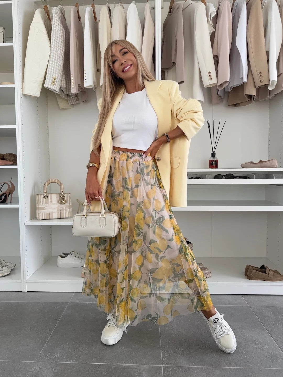 Casual Lemon Skirt