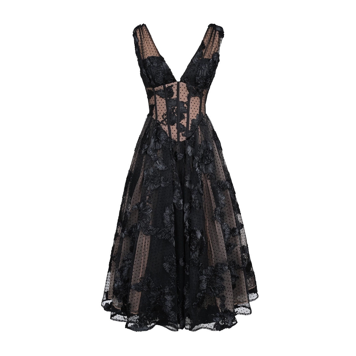 V-neck Evening Dress