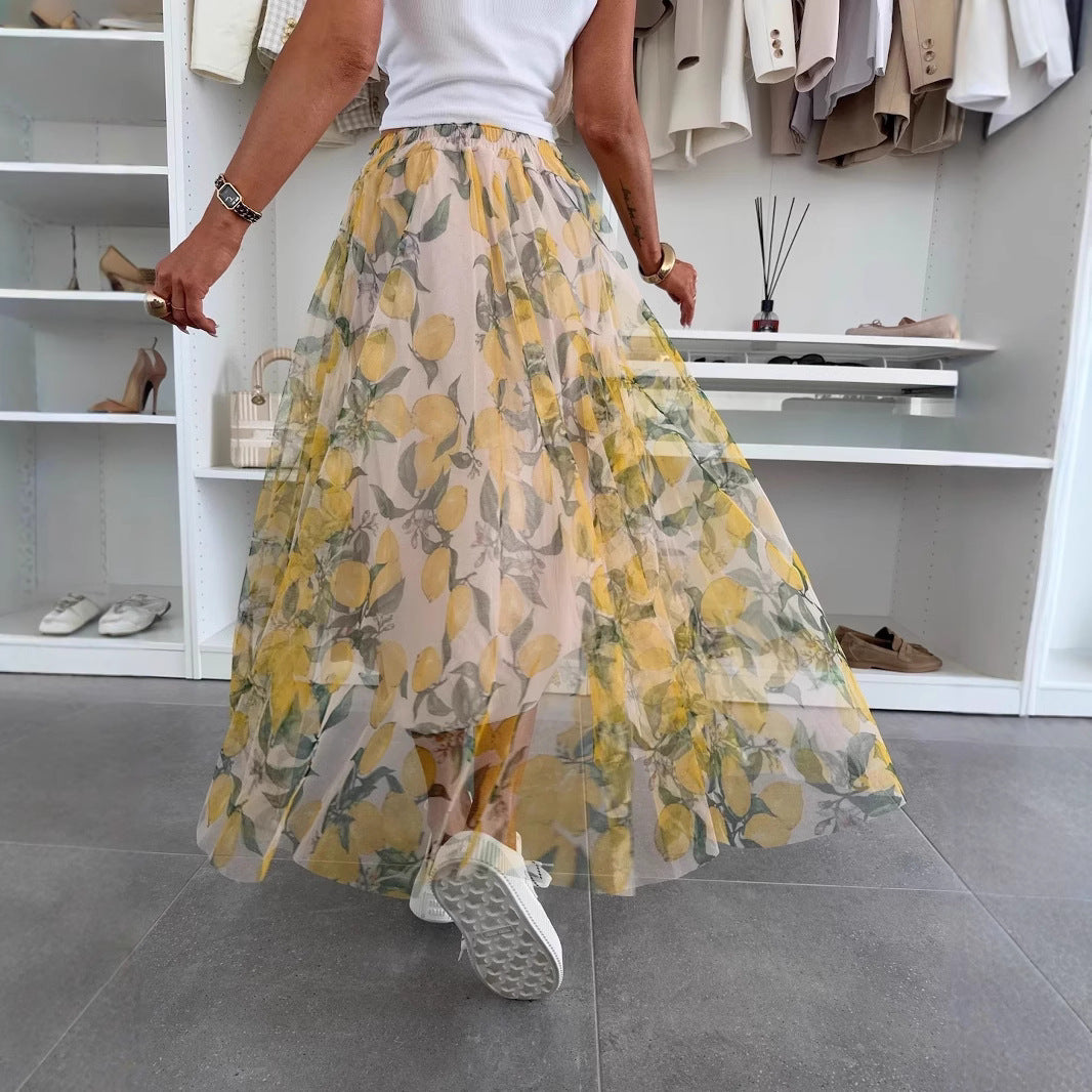 Casual Lemon Skirt