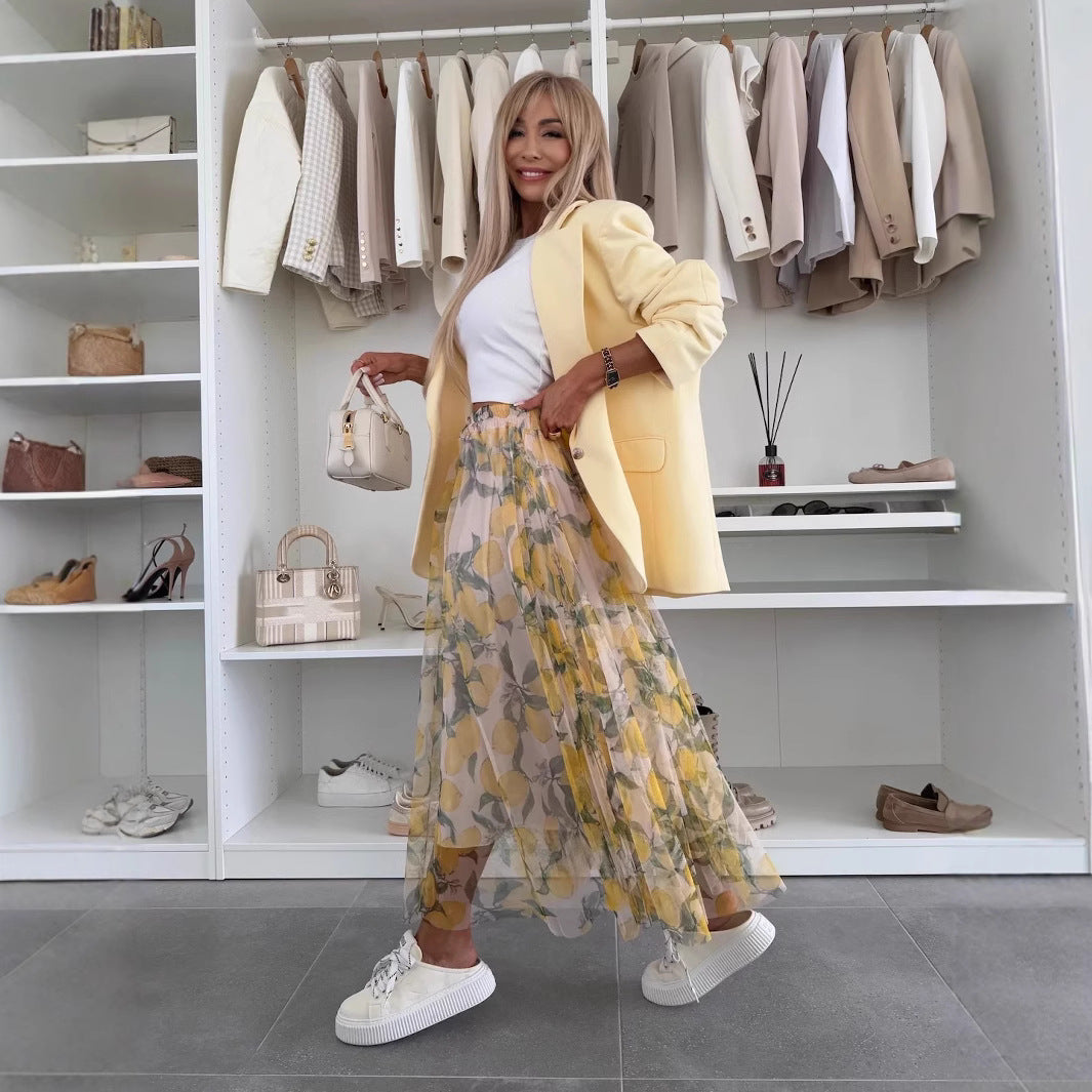 Casual Lemon Skirt