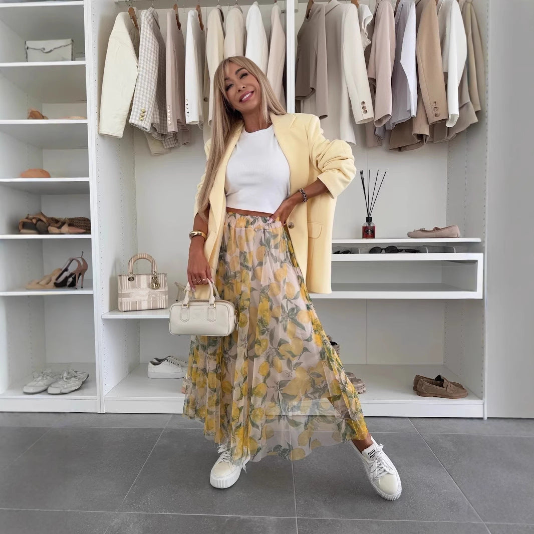 Casual Lemon Skirt