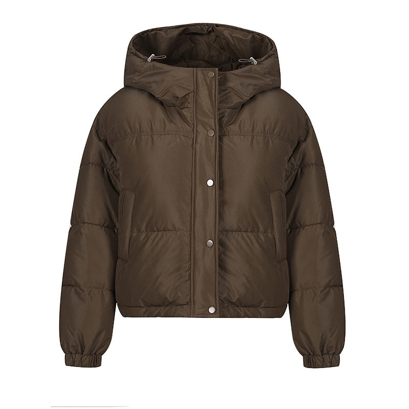 Loose Hooded Lightweight Cotton Clothing Coat