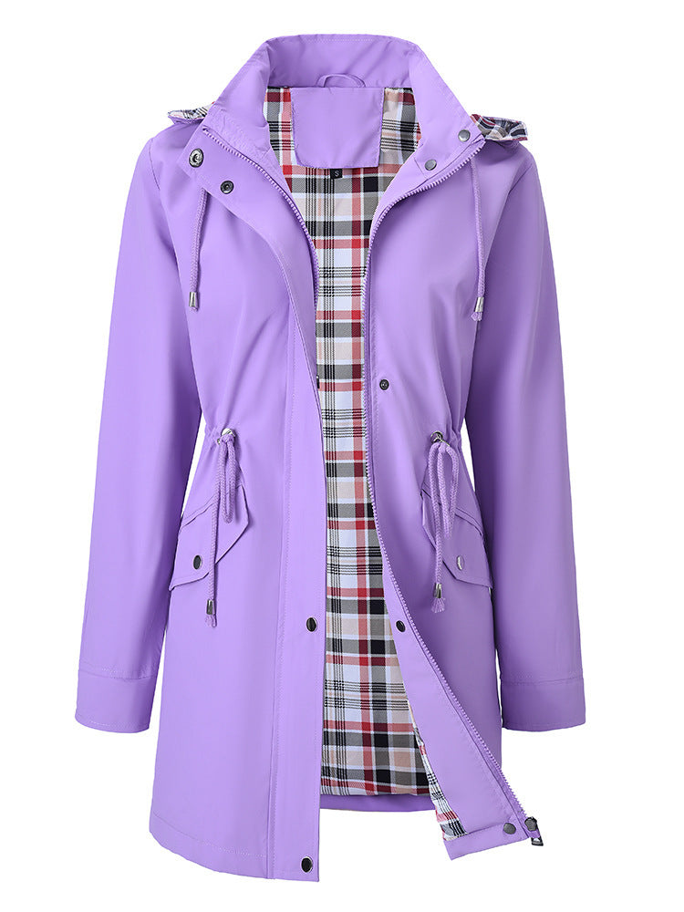 Women's Windbreaker Waterproof Elegant Style